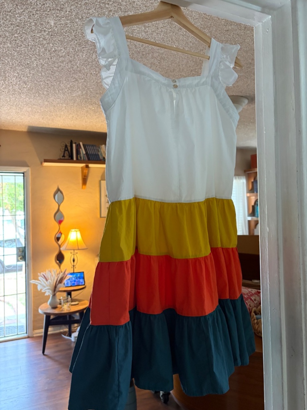 🌼 THML Colorblock Ruffle Dress – Cottagecore Summer Vibes 🍯 - Picture 7 of 15
